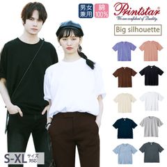 【新品】半袖ｔシャツ  ヘビーウェイトビッグ Ｔシャツ [XLサイズ] プリントスター 00113 無地 Tシャツ 5.6オンス BCV コットン 無地ｔシャツ カラバリ シンプル ユニフォーム メンズ レディース 5.6oz Printstar