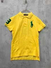 Ralph Lauren ラルフローレン KK RL KA 20 61 ビッグポニー ポロシャツ sizeM/黄 ■◆ レディース
