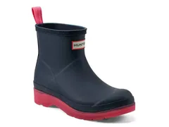 ハンター レディース シューズ ブーツ・レインブーツ HUNTER Original Play Short Rain Boot Womens Blue ブルー