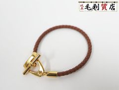 HERMES レザーブレスレット エトリエ モーヴパール - メルカリ