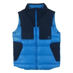 SOPHNET. ソフネット SOPH-112054 FSF ダウン ベスト 日本製 ブルー系 ダークネイビー系 M【中古】