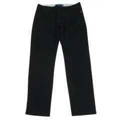 VANQUISH ヴァンキッシュ VFP1004 DENIM BY VANQUISH & FRAGMENT クラッシュ リペア ワイド ストレート チノ パンツ ブラック系 34【中古】のサムネイル