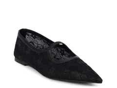 マチス レディース シューズ パンプス Matisse Fleur Flat Black Floral Lace ブラック