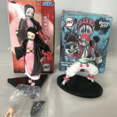 鬼滅の刃 フィギュア 2体セット 禰豆子(SPM) ＆ 猗窩座(VIBRATION STARS)　(志）A-197