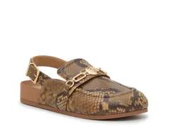 ヴィンスカムート レディース シューズ サンダル Vince Camuto Jernio Clog TanBrown Snake Print ブラウンのサムネイル