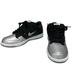 NIKE SB DUNK LOW OG QS SUPREME METALLIC SILVER/BLACK CK3480-001 28.5cm スニーカー 中古 長期保管品 美品 T11061071