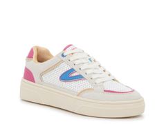 トレトン レディース シューズ スニーカー Tretorn Harlow Elite Sneaker Womens WhitePinkBlue ホワイト