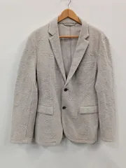 ピ646●EPOCA UOMO●エポカウォモ●アウター●ジャケット●綿混●エンボス加工●メンズ●size50●灰