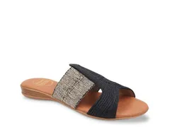 アンドレア アース レディース シューズ サンダル Andre Assous Noor Sandal BlackBeige ブラックのサムネイル