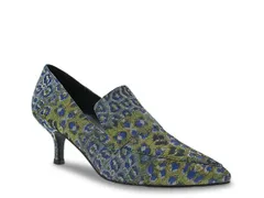 ベリーニ レディース シューズ スリッポン・ローファー Bellini Brim Loafer Blue Leopard Print ブルーのサムネイル