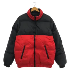 【中古】Supreme 14AW Reverseible Puffy Jaket サイズL ブラック レッド シュプリーム リバーシブルパファージャケット[17]