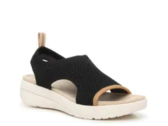 ハッシュパピー レディース シューズ サンダル Hush Puppies Breathe Wedge Sandal Black ブラックのサムネイル