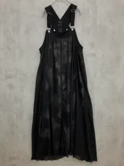 LASUD ラシュッド A179 ジャンパースカート タイダイレイヤード ワンピース sizeM/黒 ■◇◎レディース