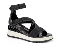 アズーラ レディース シューズ サンダル Azura Goforit Wedge Sandal Black ブラックのサムネイル