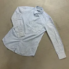 UNIQLO JW ANDERSON ユニクロ JWアンダーソン コラボ UNIQLO and JW ANDERSON エクストラファインコットンブロードシャツ ストライプシャツ  長袖 ストライプ柄 403214 2017年製 メンズSサイズ