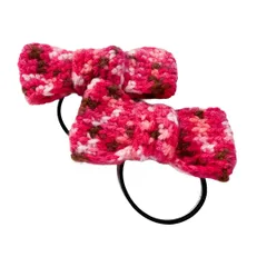 オリジナル毛糸のリボンのヘアゴム