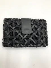 VINCENT PRADIER ヴァンサンプラディエ クラッチ カゴ バッグ 黒 ■◆ レディース