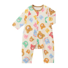 新品 [MIKIHOUSE HOT BISCUITS] [ミキハウス ホットビスケッツ] 長袖 カバーオール 男の子 女の子 ベビー 子供服 マルチカラー 80cm 73-1202-681