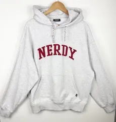 NERDY ロゴ プルオーバー フーディー