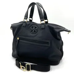 トリーバーチ 2way ハンドバッグ ショルダーバッグ ブラック ナイロン