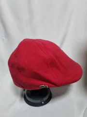 ラコステ レッド ハンチングキャップ レディース 帽子