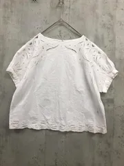 NOMBRE IMPAIR ノンブルアンペール 刺繍 レース プルオーバー sizeF/白 ■◆ レディース