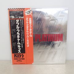 KISS DOUBLE PLATINUM 2枚組 レコード - メルカリ