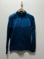 ナイキ トラックジャージ ネイビー ジップアップ ジャケット S