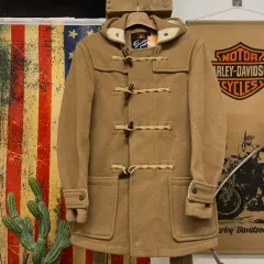 90s グローバーオール GloverAll ダッフル コート フード トグルボタン コート