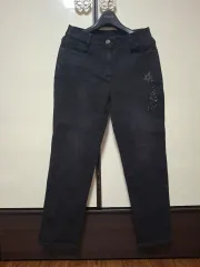 起毛デニムズボン ウエスト69cm 丈95cm程度