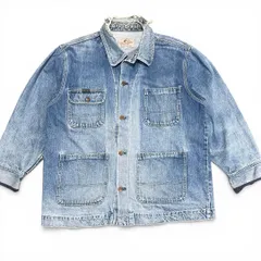 90s Wrangler フェードデニム カバーオール 雰囲気抜群 ボロ 古着
