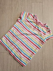 ミッキーハウス ストライプ 半袖Tシャツ 100