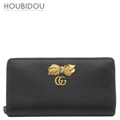 極美品 GUCCI 長財布 GGマーモント GGリボン 日本限定 花柄 箱付き 