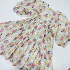 4y 110-120 ベベオーガニック 花 ONE PIECE