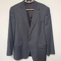 グレー チェック メンズ スーツ ジャケット104