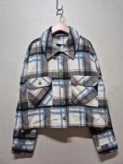 ZARA シャツ チェック柄 ジャケット