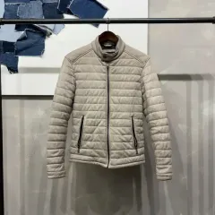 (90) ザラ ZARA カジュアル スウェード 軽量ダウン ジャケット