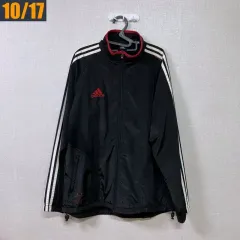 100 ADIDAS アディダス 三角ロゴ 3本線 ウィンドブレーカー ジャケット アウター