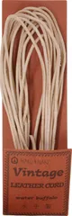 2.5m ナチュラル Col.501 1.5mm ヴィンテージレザーコード 丸革ひも メルヘンアート