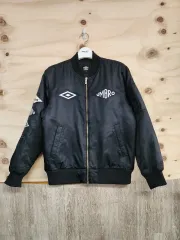 837) アンブロ ブラック キルティング ブルゾン ジャケット