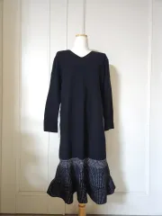 (1回着用) ブラック ニット ONE PIECE