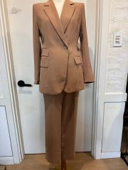 美品】Theory キャメルカラー パンツスーツ セットアップ - メルカリ