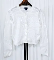 Gap Kids(ギャップキッズ) カーディガン エンブロイダリー カーディガン 白 カーディガン