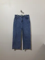 UNUSUALLY 언유주얼리 レディース ワイドパンツ デニム L