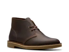 クラークス メンズ シューズ ブーツ・レインブーツ Clarks Shepton Chukka Boot Beeswax Leather