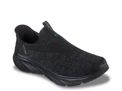 スケッチャーズ メンズ シューズ スニーカー リラックスフィット Skechers Hands Free Slipins Relaxed Fit Edgeride Commissioner Sneaker Mens Black ブラック