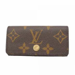 ルイ・ヴィトン(Louis Vuitton) ルイ・ヴィトン アクセサリー・キーケース モノグラム ミュルティクレ4 M82923 ブラウン ライトブルーレディース P2557755