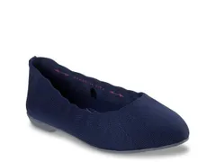 スケッチャーズ レディース シューズ パンプス Skechers Cleo Style Ballet Flat Navy ネイビー