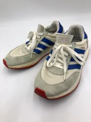 adidas アディダス BB2093 ローカット スニーカー size24.5cm/クリーム系×青 ■■ レディース