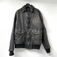 【中古】BACKLASH ジャパンステアー ミモザ製品染め A-2 フライトジャケット サイズS ブラック 2126-02 バックラッシュ[17]のサムネイル